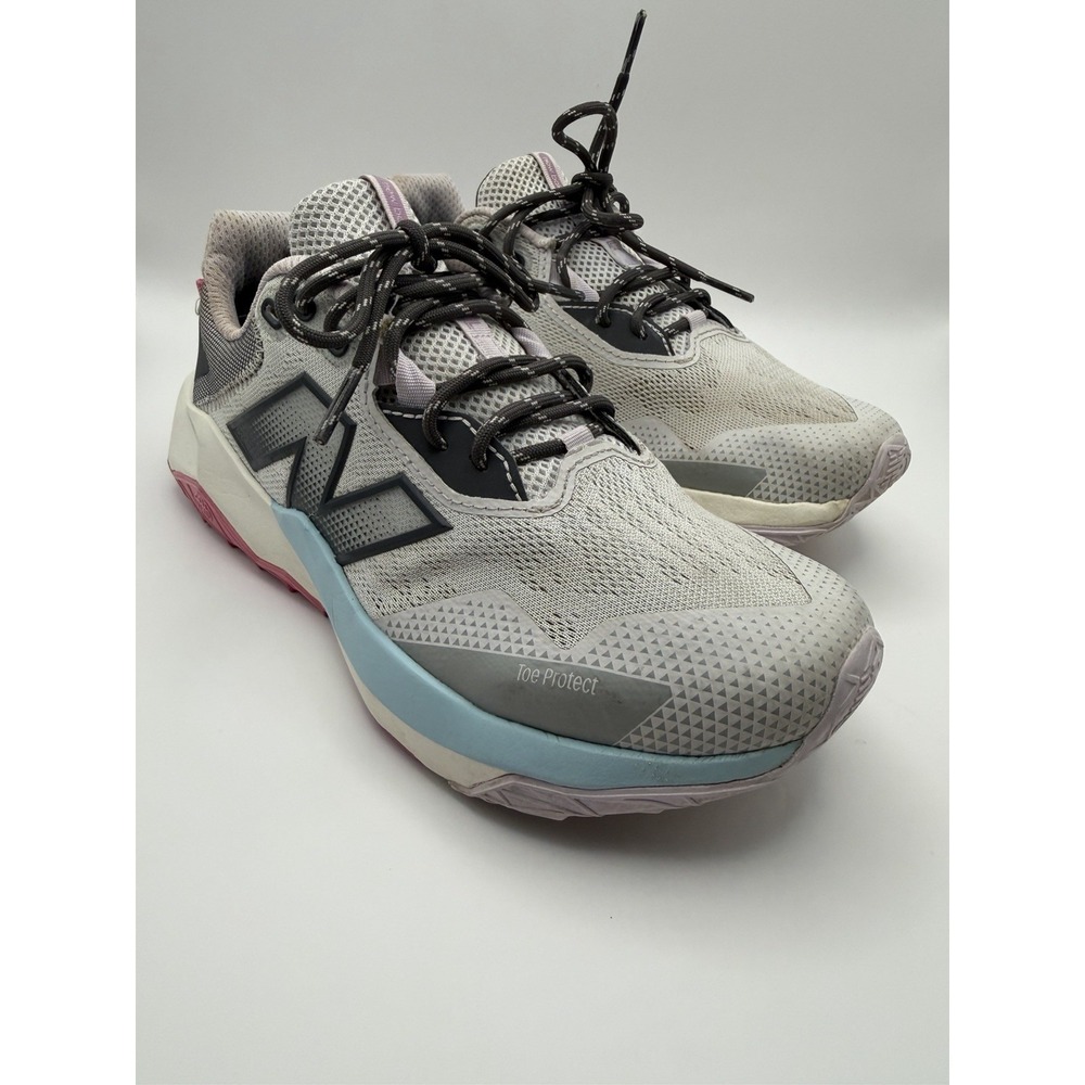 New Balance DynaSoft Nitrel v6 Trail Running Shoes Women's Size 7 Gray Pink